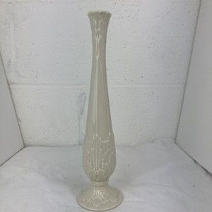 Vintage Lenox Florentine Collection Tall Bud Vase Acanthus Leaf Detail 12”
